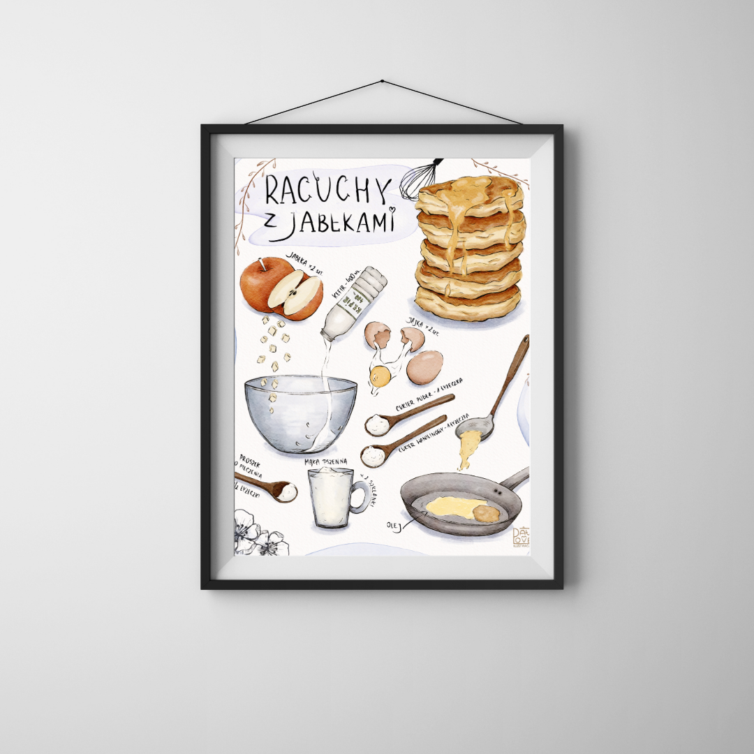 Plakat Racuchy z jabłkami  ForWalls.eu