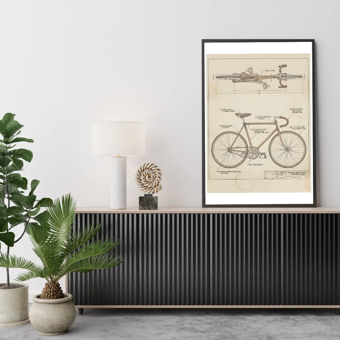 Plakat Retro Bike - ForWalls.eu