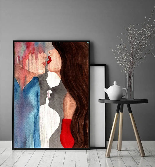 Plakat Pocałunek 53x73 cm  ForWalls.eu