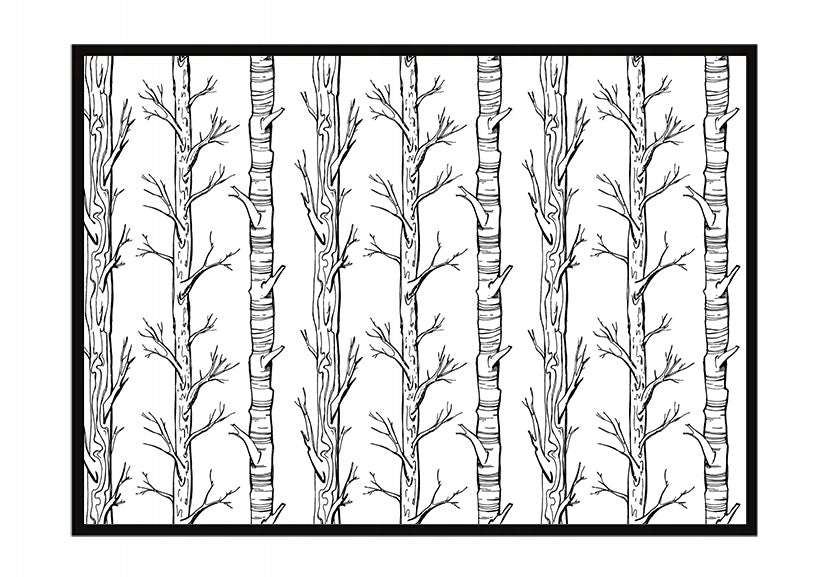 Plakat Drzewa 33x43 cm  ForWalls.eu