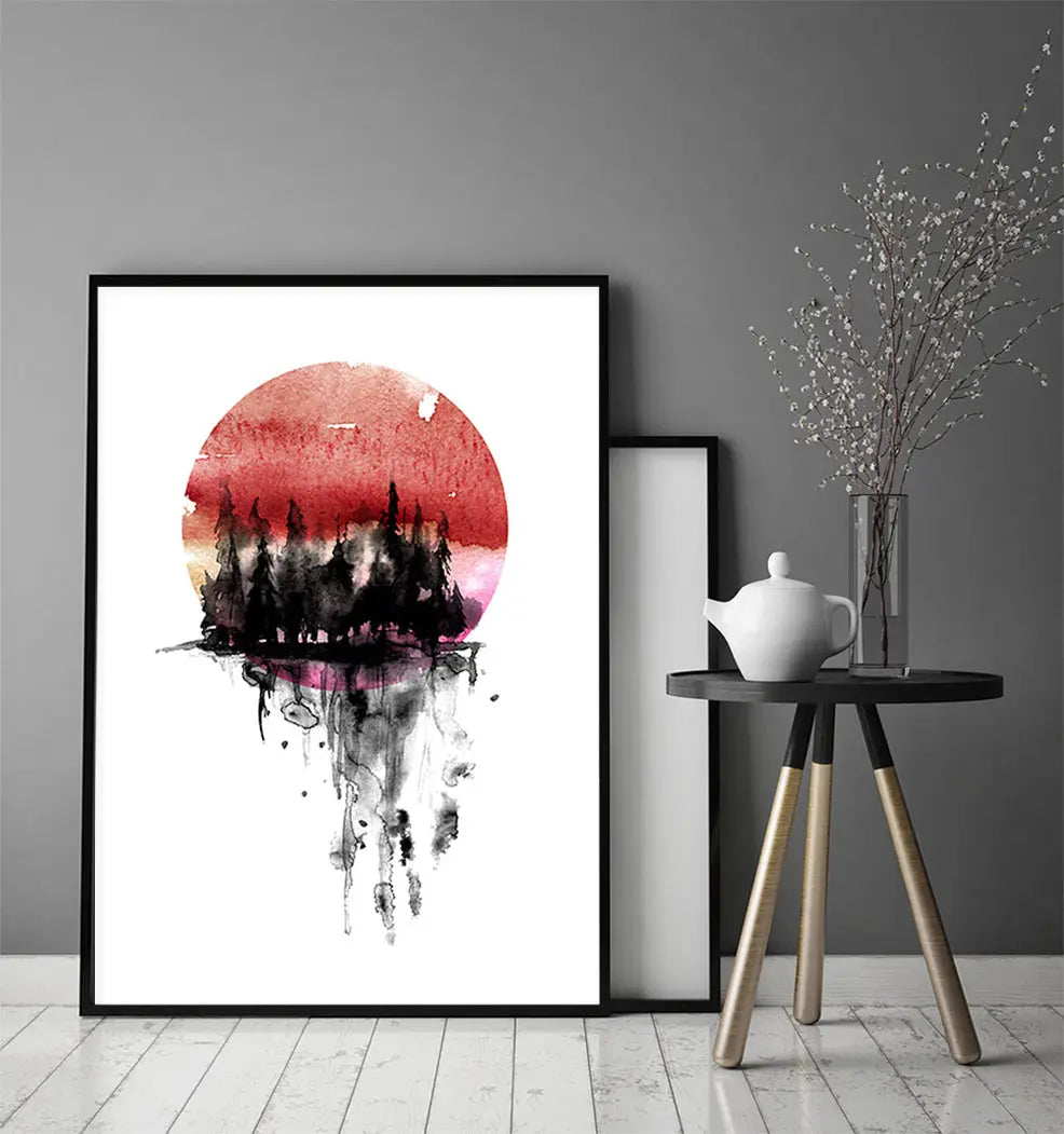 Plakat Las 33x43 cm - ForWalls.eu