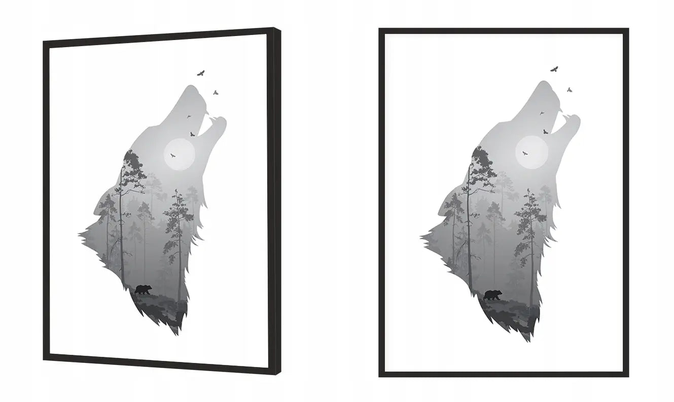 Plakat Wilk 33x43 cm - ForWalls.eu