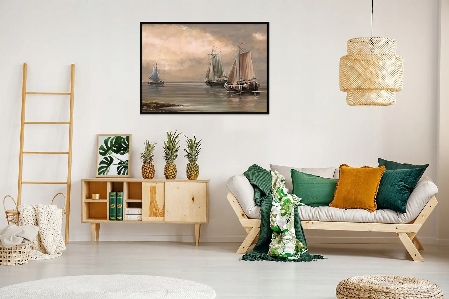 Plakat Statki 53x73 cm  ForWalls.eu