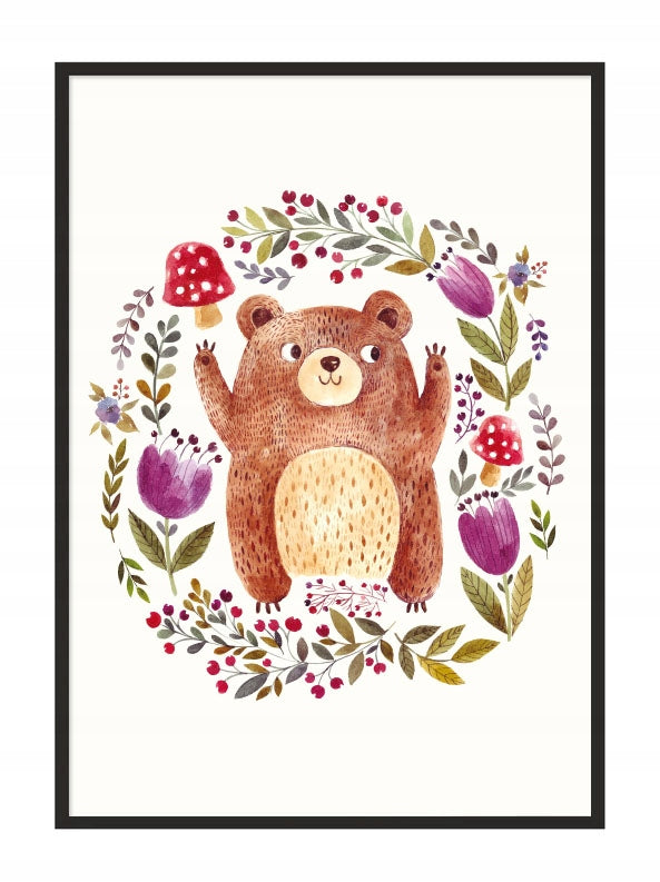 Plakat Miś 33x43 cm  ForWalls.eu