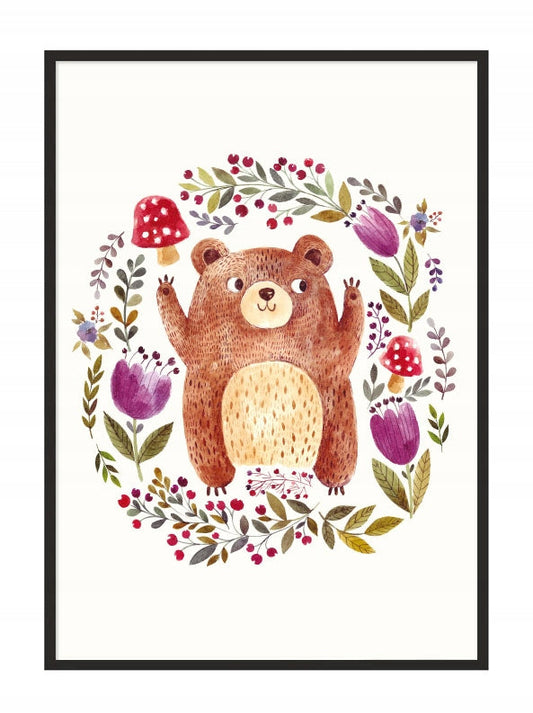 Plakat Miś 33x43 cm  ForWalls.eu