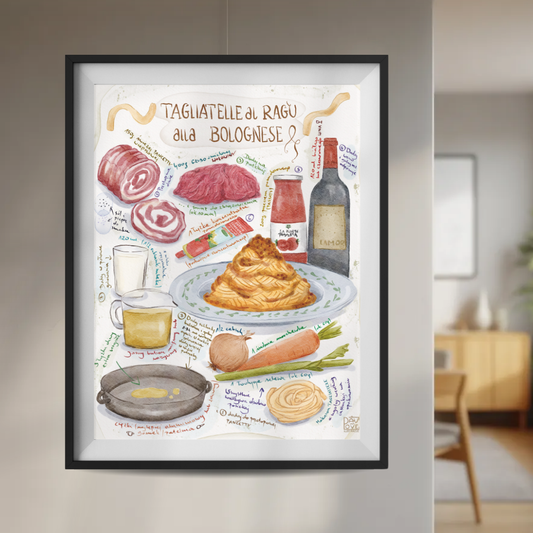 Plakat Tagliatelle al ragù alla bolognese  ForWalls.eu