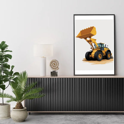 Plakat Koparko-Ładowarka - ForWalls.eu