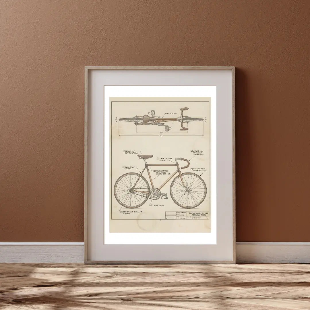 Plakat Retro Bike - ForWalls.eu