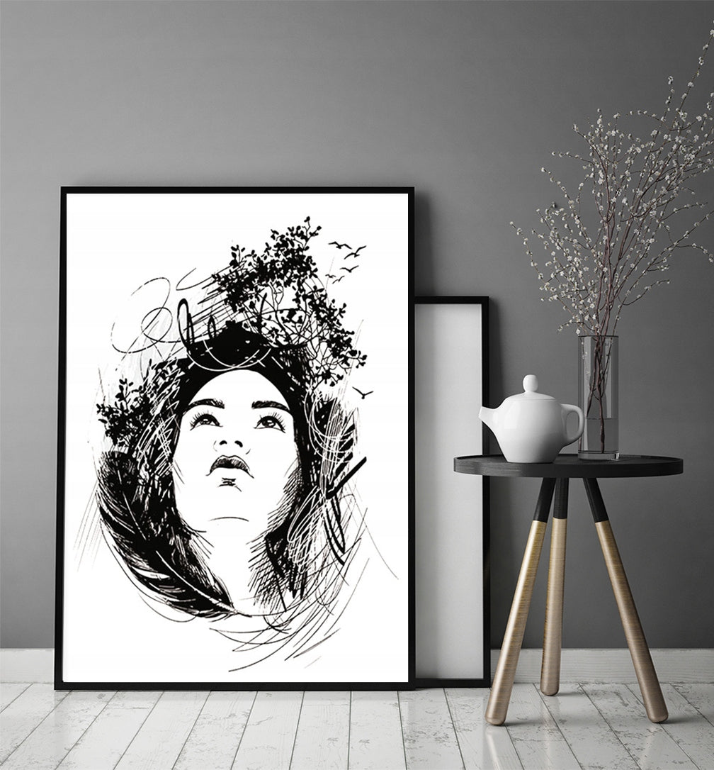 Plakat Dziewczyna 33x43 cm  ForWalls.eu