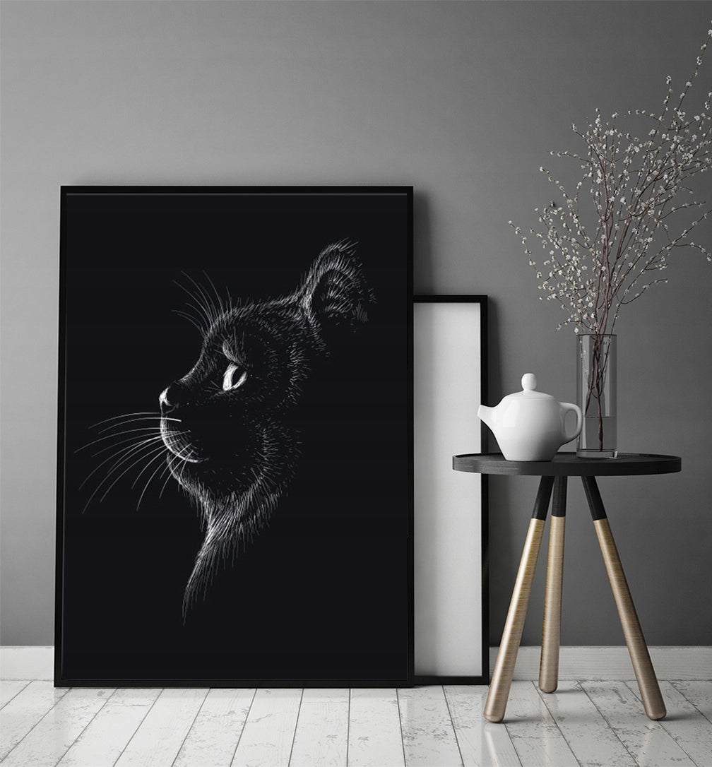 Plakat Czarny Kot 33x43 cm  ForWalls.eu