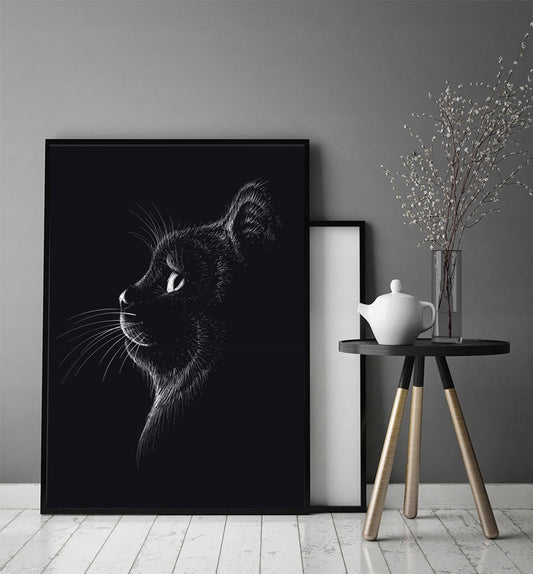 Plakat Czarny Kot 33x43 cm  ForWalls.eu