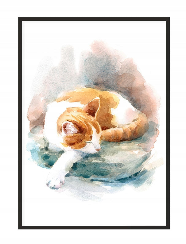 Plakat Kot 33x43 cm  ForWalls.eu