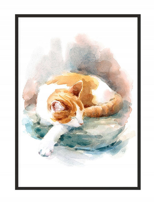 Plakat Kot 33x43 cm  ForWalls.eu