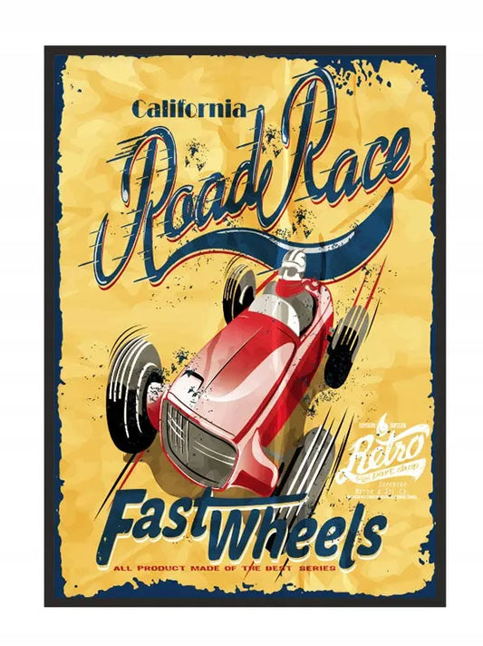 Plakat Garaż Race 33x43 cm - ForWalls.eu
