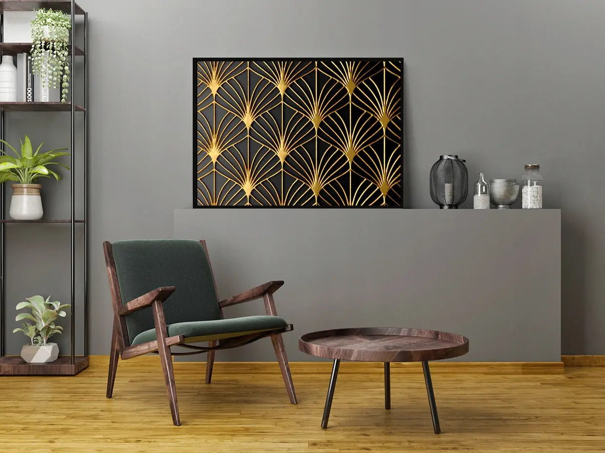 Plakat Złoty 53x73 cm  ForWalls.eu