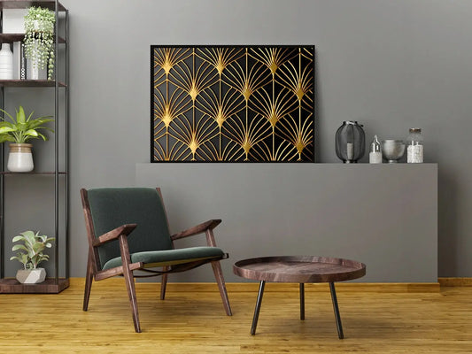 Plakat Złoty 53x73 cm  ForWalls.eu