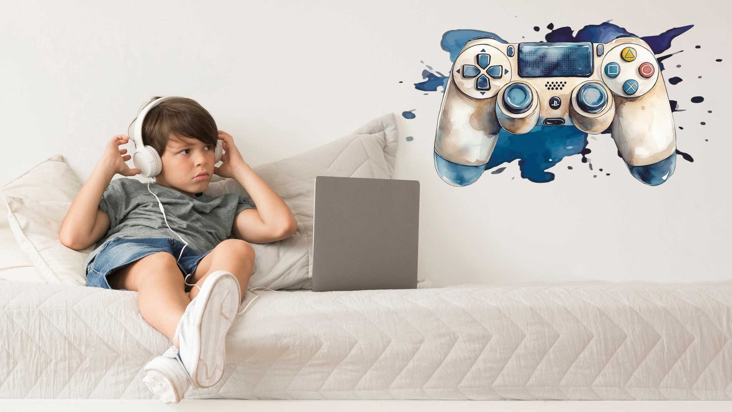 Naklejka ścienna dla dziecka nastolatka Kontroler Pad Gamer Gry  ForWalls.eu