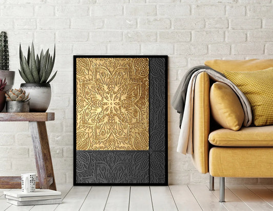 Plakat Złoty 33x43 cm - ForWalls.eu