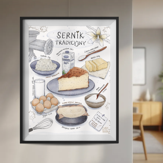 Plakat Sernik tradycyjny  ForWalls.eu