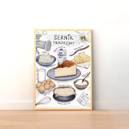 Plakat Sernik tradycyjny  ForWalls.eu