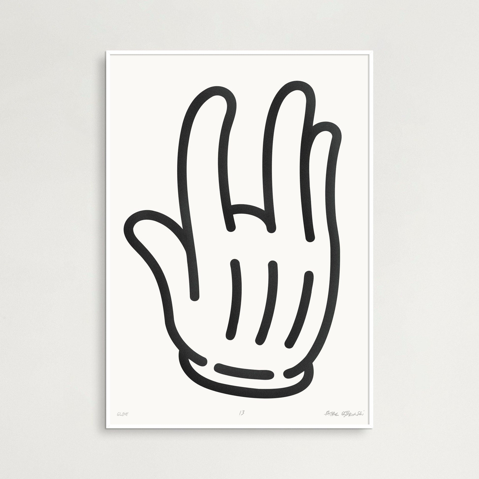 Plakat GLOVE  ForWalls.eu