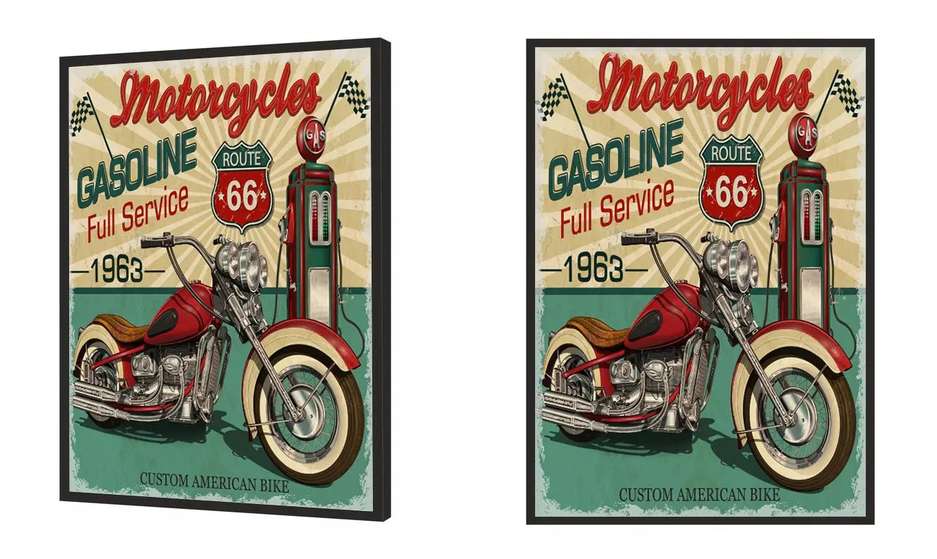 Plakat Garaż Motor 33x43 cm - ForWalls.eu