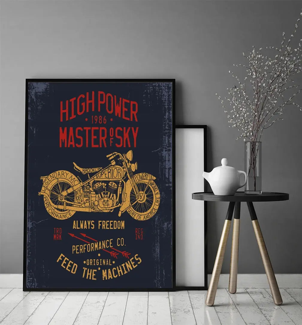 Plakat Motorcycle 33x43 cm  ForWalls.eu