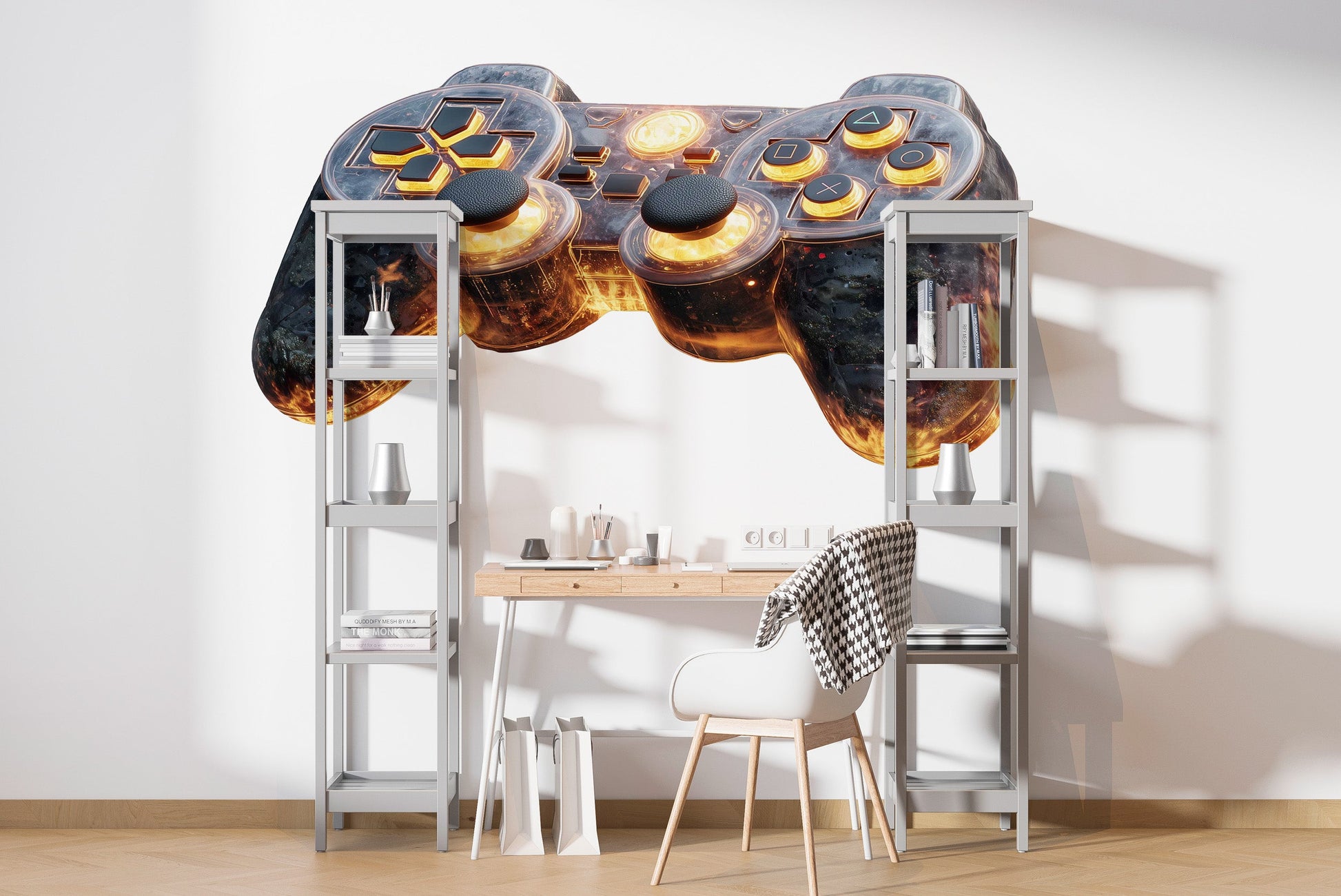 Naklejka na ścianę GamePad Kontroler do gier dla chłopca nastolatka  ForWalls.eu