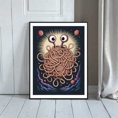 Plakat Latający Potwór Spaghetti - ForWalls.eu
