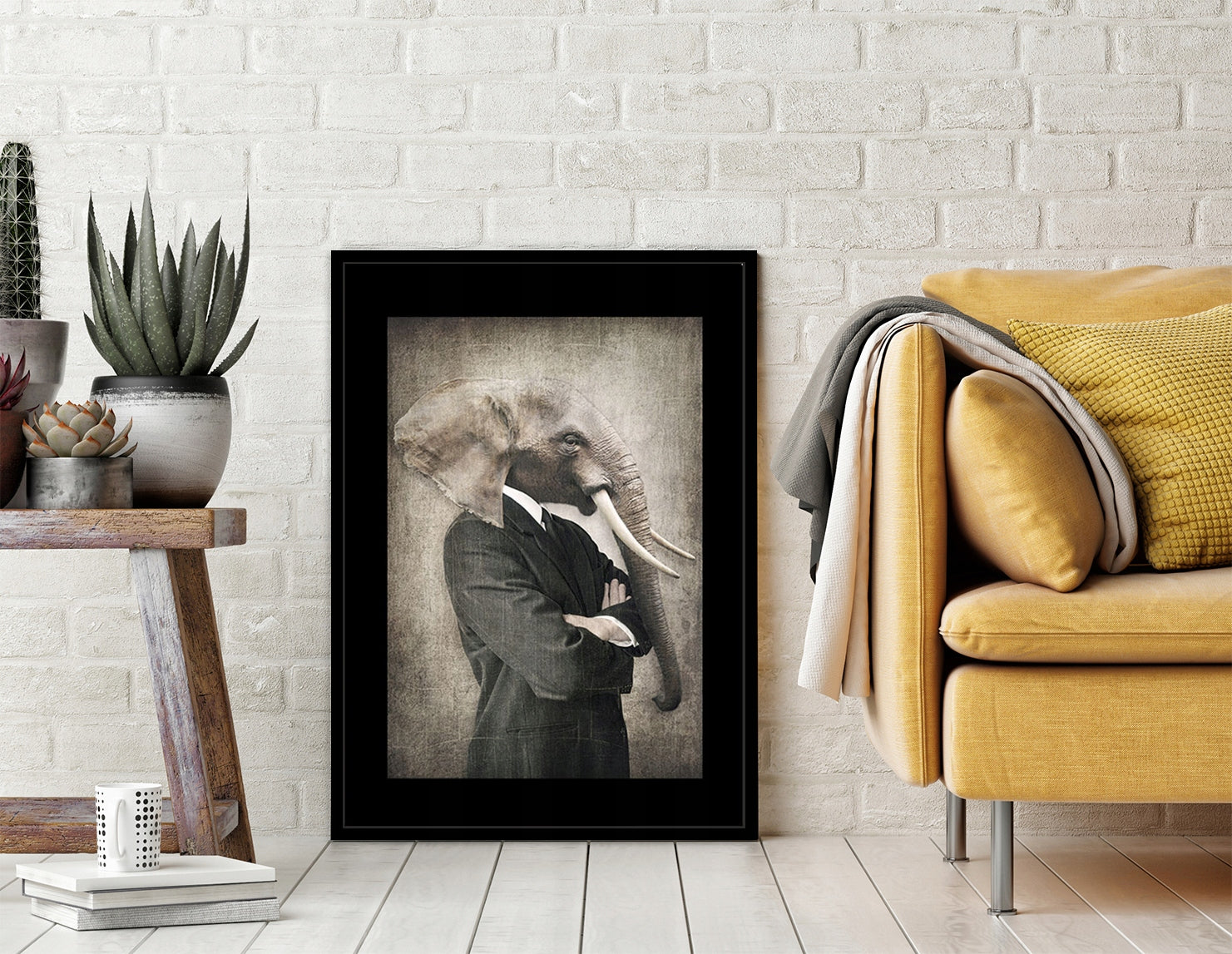 Plakat Słoń 33x43 cm  ForWalls.eu