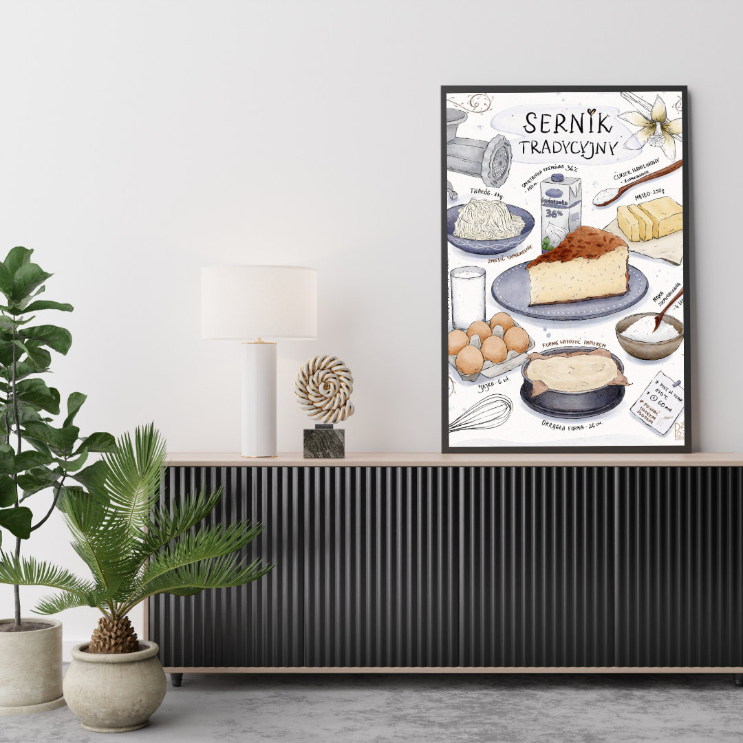 Plakat Sernik tradycyjny  ForWalls.eu