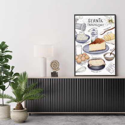 Plakat Sernik tradycyjny  ForWalls.eu