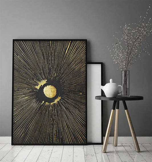Plakat Złoty 33x43 cm - ForWalls.eu