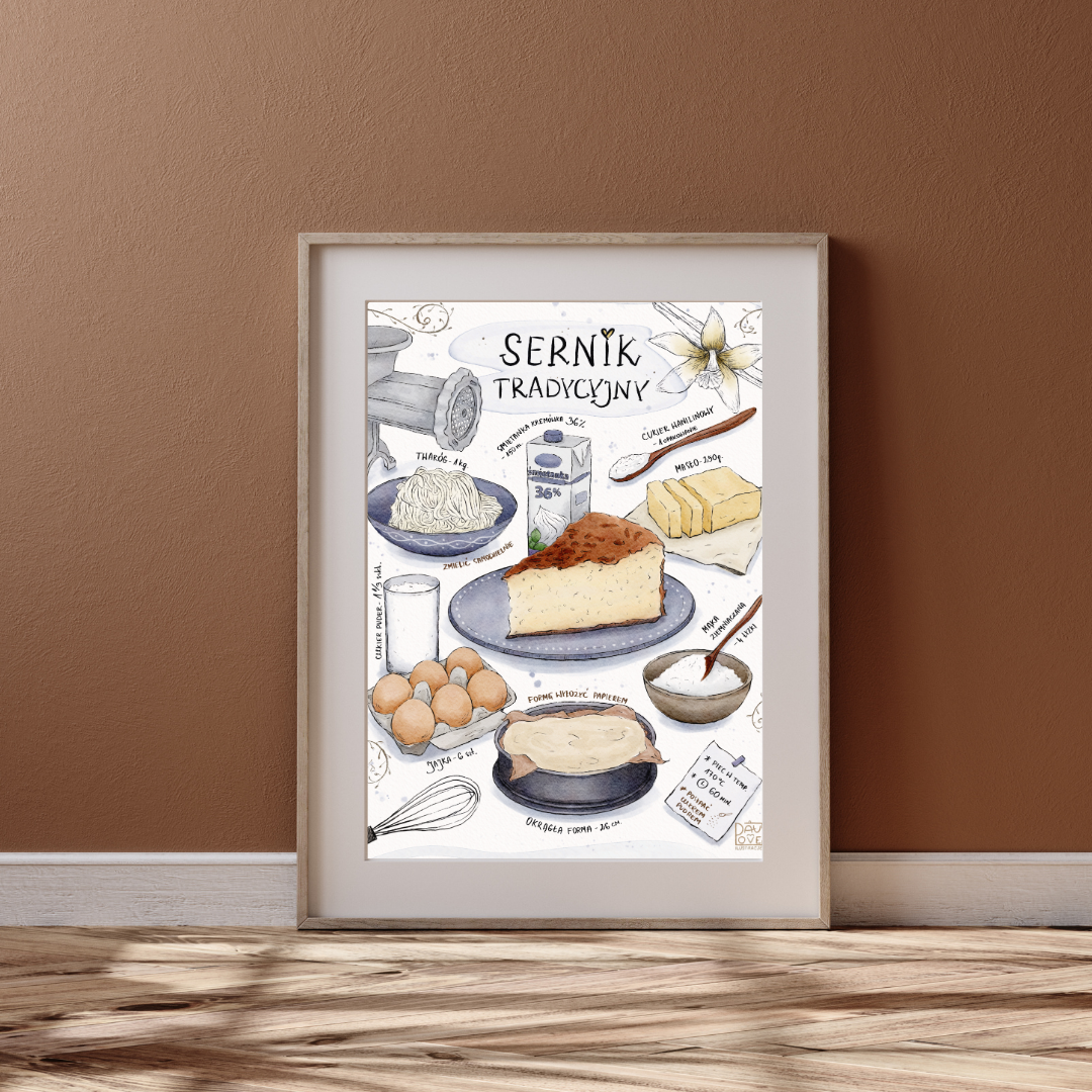 Plakat Sernik tradycyjny  ForWalls.eu