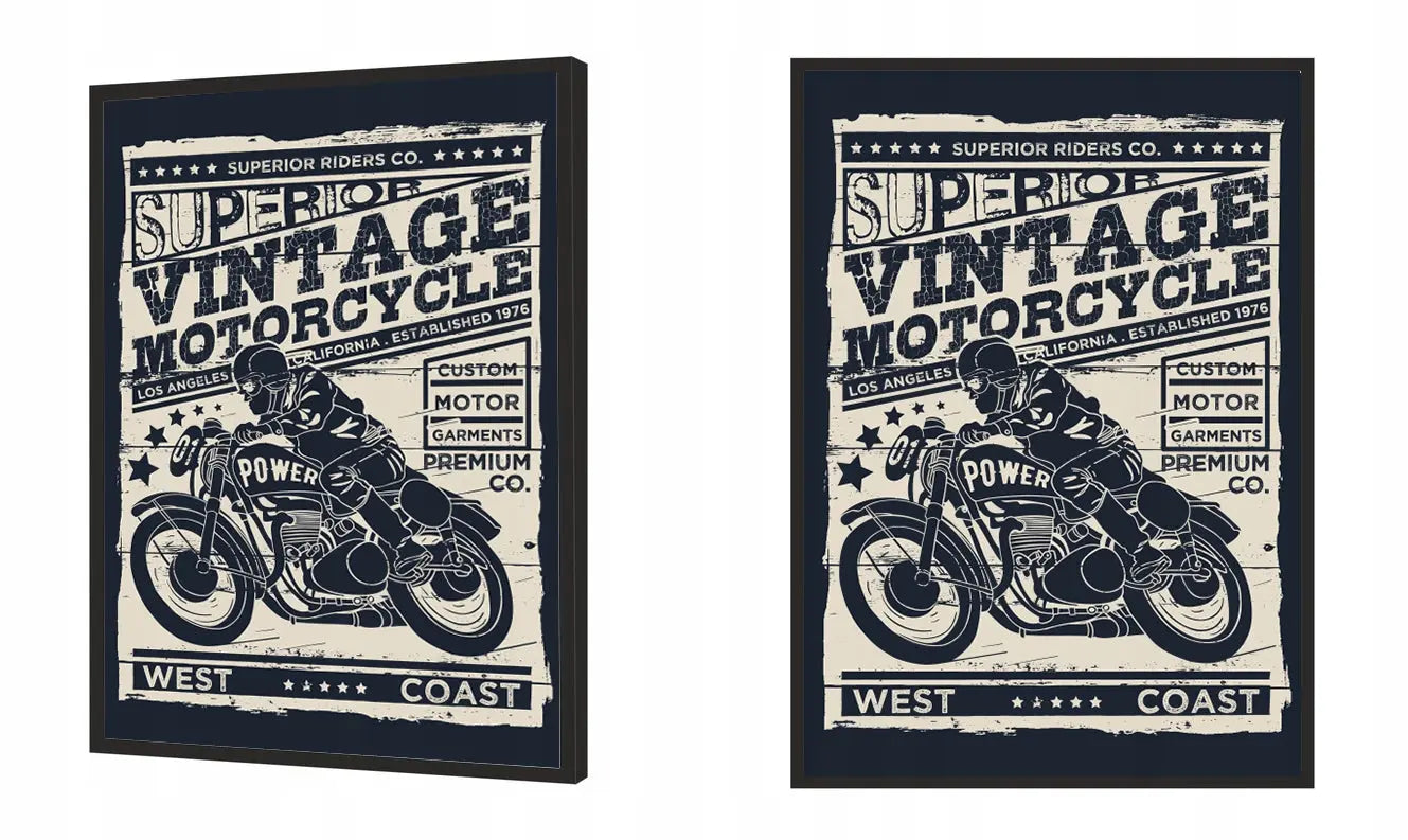 Plakat Garaż Motor 33x43 cm  ForWalls.eu