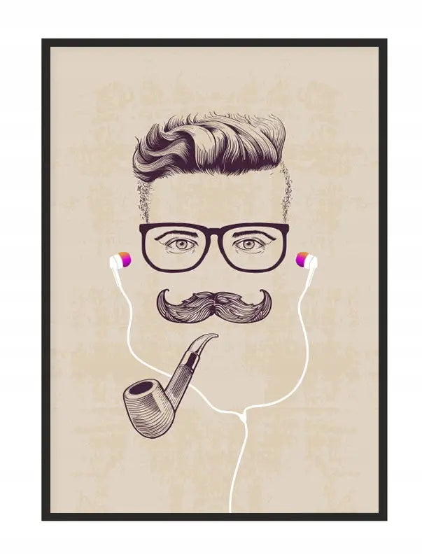 Plakat Hipster 33x43 cm  ForWalls.eu
