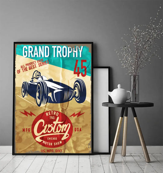 Plakat Garaż Race 33x43 cm - ForWalls.eu