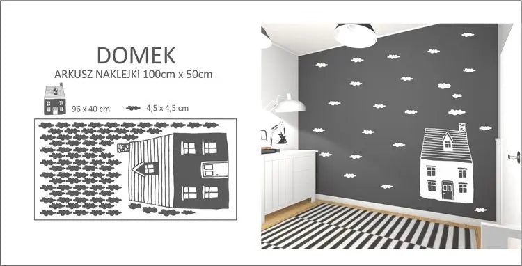 NAKLEJKI NA ŚCIANĘ 100 cm x 50 cm - ForWalls.eu