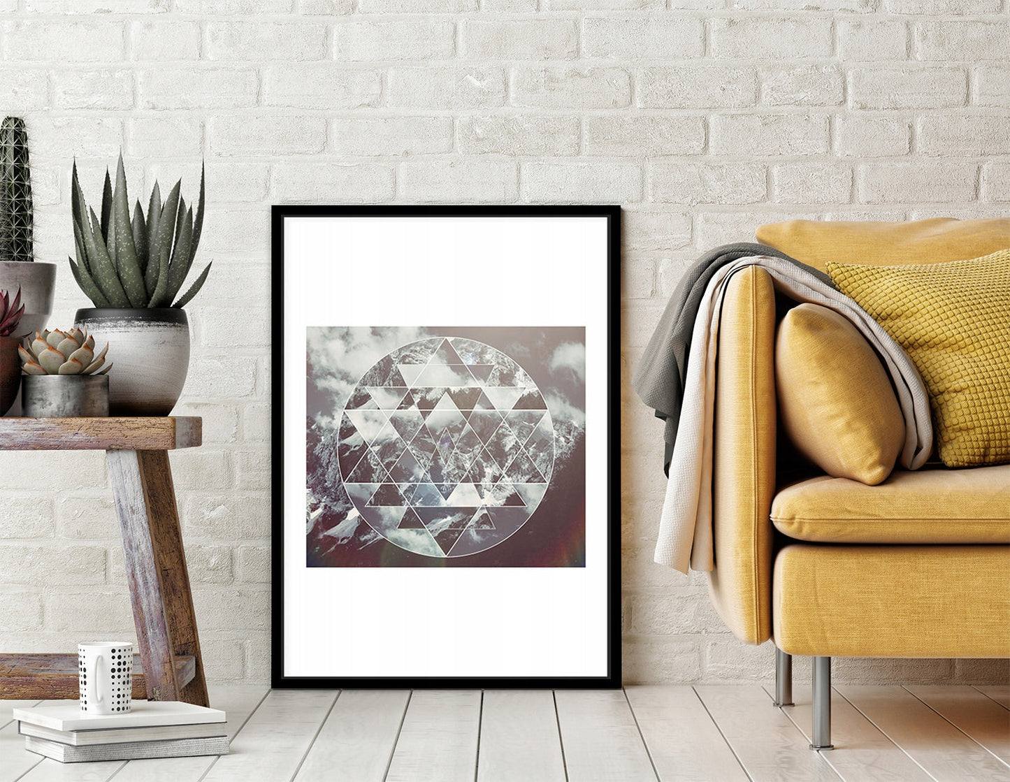 Plakat Trójkąty 33x43 cm  ForWalls.eu