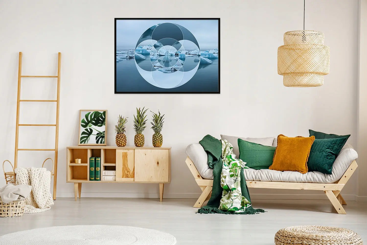 Plakat Geometria Morze 53x73 cm - ForWalls.eu
