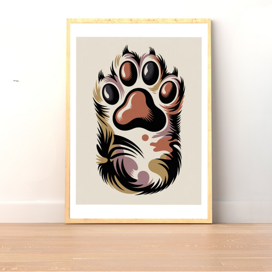 Plakat Kocia Łapa - ForWalls.eu