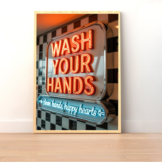 Plakat Wash Your Hands - ForWalls.eu