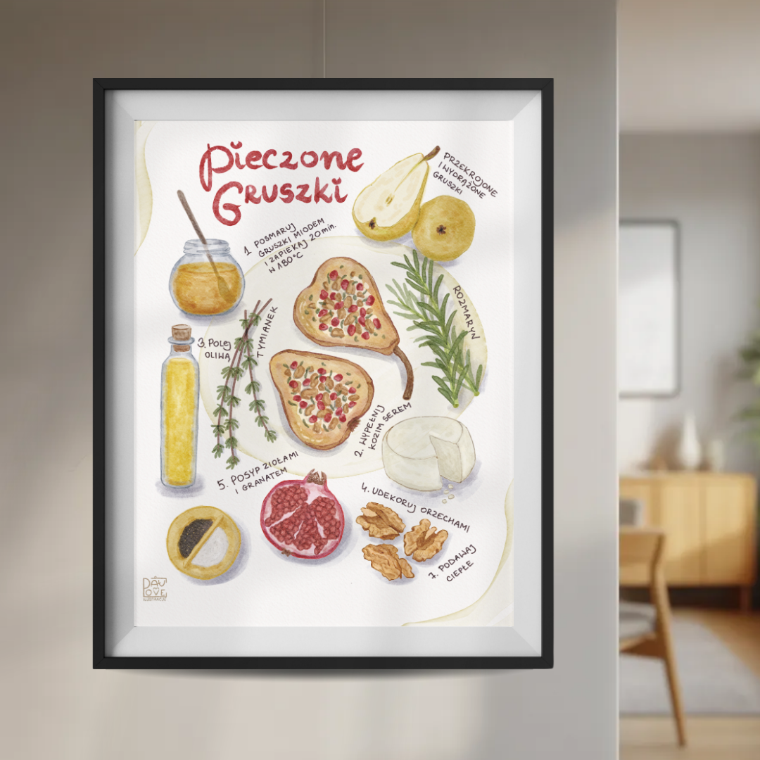 Plakat Pieczone Gruszki  ForWalls.eu