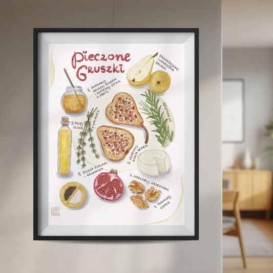 Plakat Pieczone Gruszki  ForWalls.eu