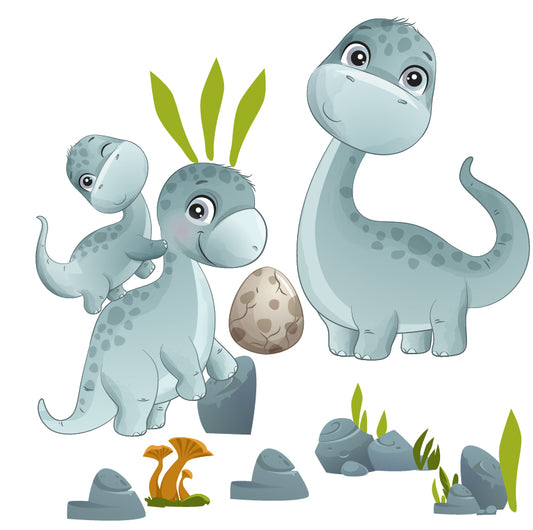 Naklejki na ścianę meble dla dzieci malucha do pokoju dziecięcego Dinozaury
