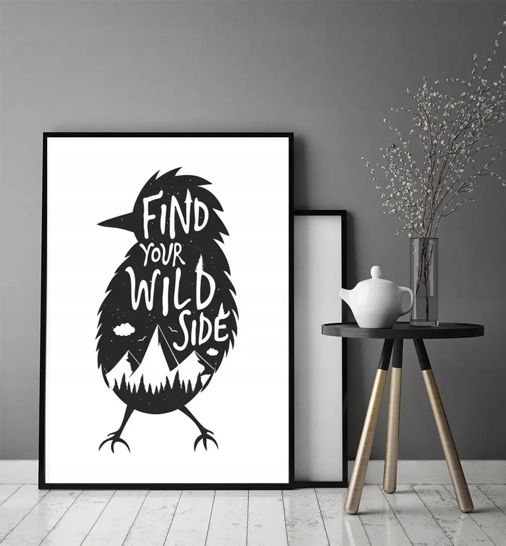 Plakat Find Your Wild Side 33x43 cm  ForWalls.eu