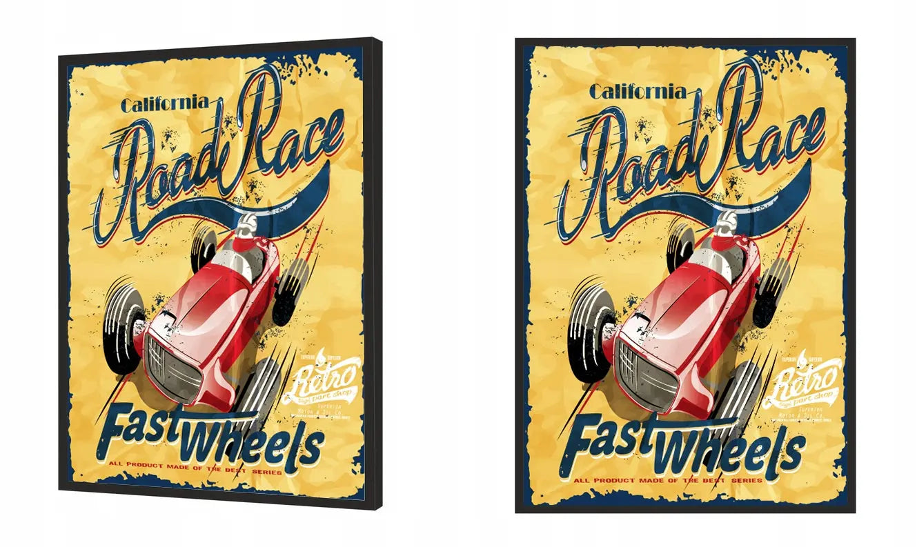 Plakat Garaż Race 33x43 cm - ForWalls.eu