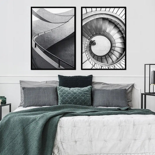 Plakaty Klatka Schodowa Dyptyk 53x73cm - ForWalls.eu
