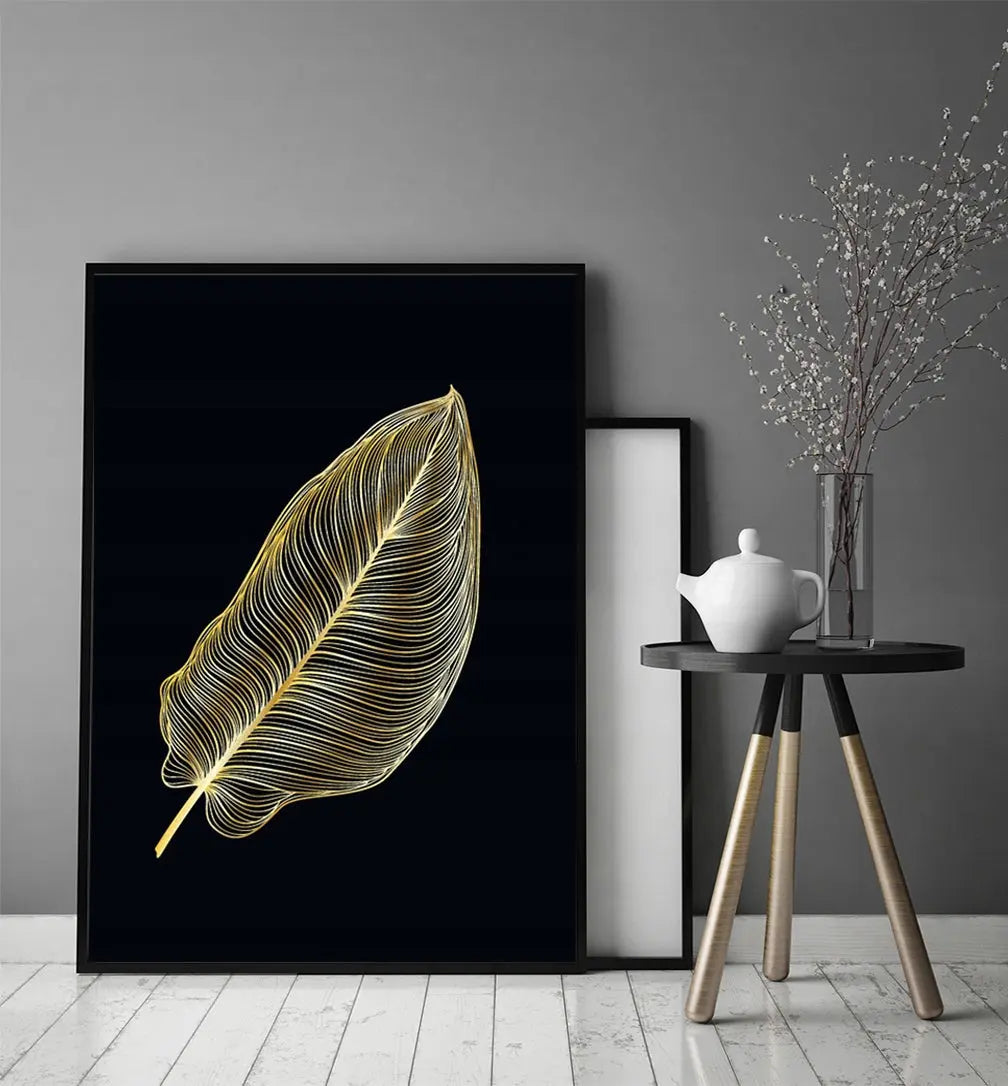 Plakat Liść 53x73 cm  ForWalls.eu