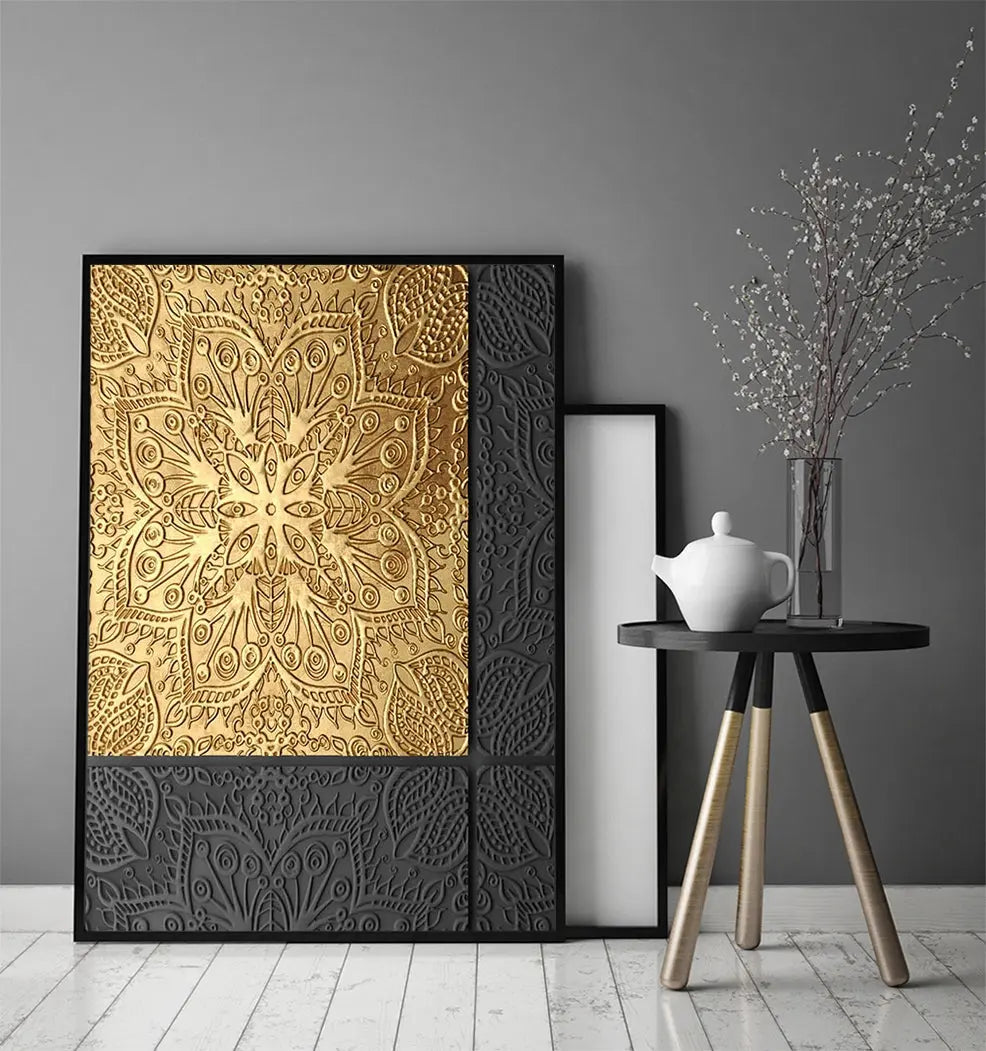 Plakat Złoty 33x43 cm - ForWalls.eu